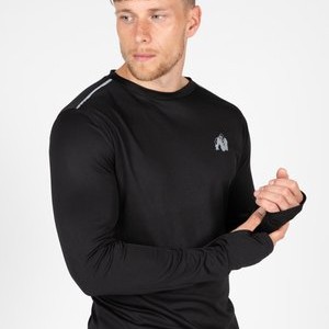 WASHINGTON LONG SLEEVE - Long sleeved top - black WASHINGTON LONG SLEEVE - Long sleeved top - black