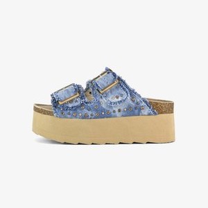 Heeled mules - denim Heeled mules - denim