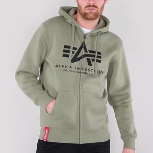 Zip-up sweatshirt - olive Zip-up sweatshirt - olive