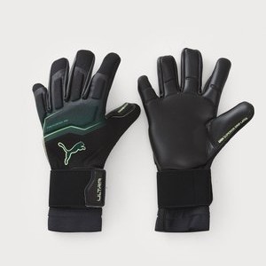 ULTRA ULTIMATE HYBRID UNISEX - Goalkeeping gloves - black/green terrain/fizzy light ULTRA ULTIMATE HYBRID UNISEX - Goalkeeping gloves - black/green terrain/fizzy light