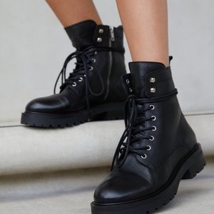 JANA - Platform ankle boots - black JANA - Platform ankle boots - black