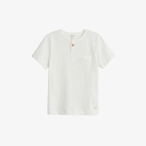 MED BRÖSTFICKA - Basic T-shirt - off white MED BRÖSTFICKA - Basic T-shirt - off white