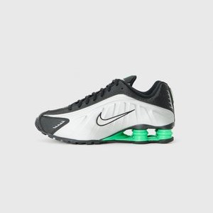 SHOX R4 UNISEX - Trainers - silver-coloured/black/green shock SHOX R4 UNISEX - Trainers - silver-coloured/black/green shock