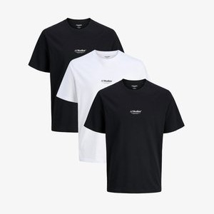3ER PACK SOHO - Print T-shirt - schwarz weiß