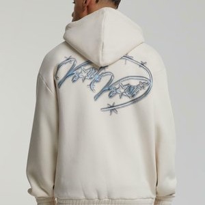 AUTHENTIC STAR LOGO - Zip-up sweatshirt - light sand AUTHENTIC STAR LOGO - Zip-up sweatshirt - light sand