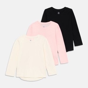 3 PACK TODDLER GIRL - Long sleeved top - white/light pink/black 3 PACK TODDLER GIRL - Long sleeved top - white/light pink/black