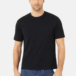 EASY LIVING - Basic T-shirt - black EASY LIVING - Basic T-shirt - black