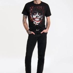 BATMAN - JOKER BATS GRAFFITI - Print T-shirt - schwarz BATMAN - JOKER BATS GRAFFITI - Print T-shirt - schwarz