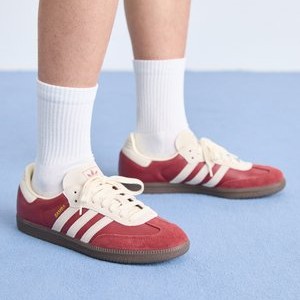 SAMBA UNISEX - Trainers - preloved ruby/cream white SAMBA UNISEX - Trainers - preloved ruby/cream white