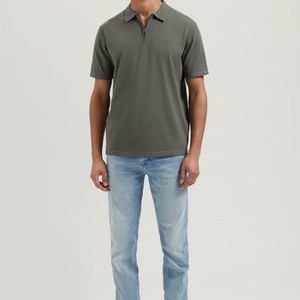 DORIAN ZIP - Polo shirt - chimera DORIAN ZIP - Polo shirt - chimera