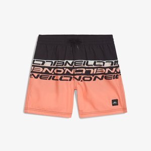 CALI STRIPE - Swimming shorts - coral upside down CALI STRIPE - Swimming shorts - coral upside down