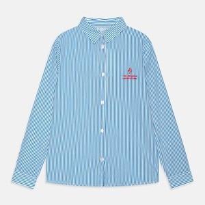 WOLF KIDS UNISEX - Button-down blouse - blue WOLF KIDS UNISEX - Button-down blouse - blue
