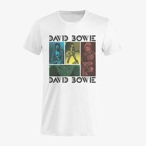 DAVID BOWIE MICK ROCK - Print T-shirt - white DAVID BOWIE MICK ROCK - Print T-shirt - white