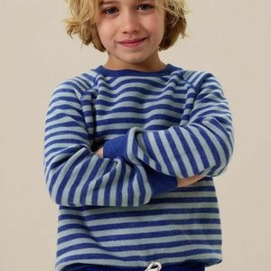 GESTREIFTER - Jumper - blau GESTREIFTER - Jumper - blau