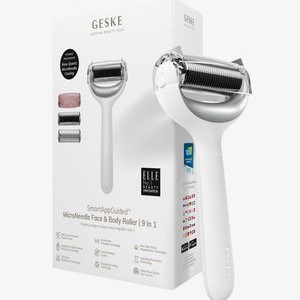 MICRONEEDLE FACE BODY ROLLER | 9 IN 1 - Skincare tool - white MICRONEEDLE FACE BODY ROLLER | 9 IN 1 - Skincare tool - white