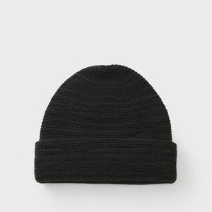 TEXTURED BROKEN STRIPE BEANIE - Beanie - iron/black TEXTURED BROKEN STRIPE BEANIE - Beanie - iron/black