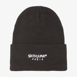 EMBROIDERY - Beanie - black EMBROIDERY - Beanie - black