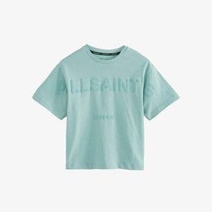 BIGGY LOGO CREW - Print T-shirt - mid blue BIGGY LOGO CREW - Print T-shirt - mid blue