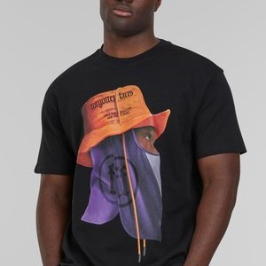 HEAVY - Print T-shirt - black HEAVY - Print T-shirt - black