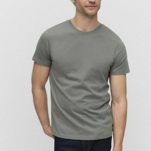 AIDAN - Basic T-shirt - lt grey AIDAN - Basic T-shirt - lt grey