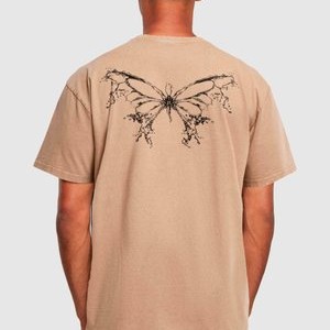 ACID WASHED - Print T-shirt - unionbeige ACID WASHED - Print T-shirt - unionbeige