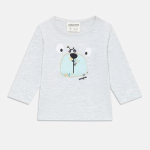 BIKER BOY - Long sleeved top - grey melange BIKER BOY - Long sleeved top - grey melange