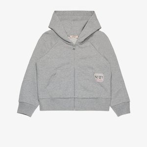 Zip-up sweatshirt - medium grey melange Zip-up sweatshirt - medium grey melange