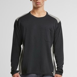 WORKWEAR PERFORMANCE TEMP - Long sleeved top - black knit WORKWEAR PERFORMANCE TEMP - Long sleeved top - black knit