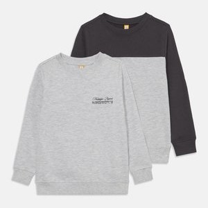 2 PACK - Sweatshirt - mottled light grey