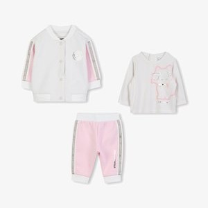 BABY 3 PACK - Long sleeved top - off white/pink BABY 3 PACK - Long sleeved top - off white/pink