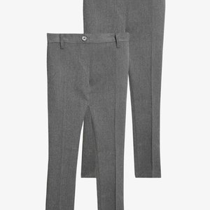 2PACK LEG SCHOOL  - Trousers - grey