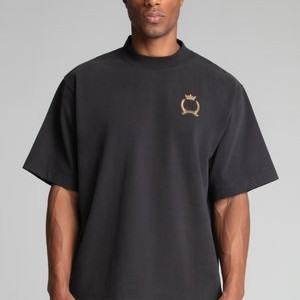 CREST - Print T-shirt - black CREST - Print T-shirt - black