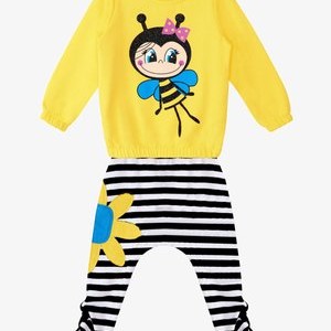BEE HAPPY SET - Leggings - Trousers - gelb BEE HAPPY SET - Leggings - Trousers - gelb