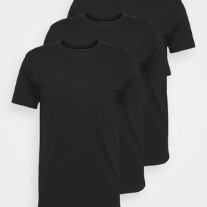 3 PACK - Basic T-shirt - black 3 PACK - Basic T-shirt - black
