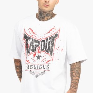 DOYLEN - Print T-shirt - white red black