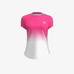 CREW JUNIOR - Print T-shirt - pink weiß CREW JUNIOR - Print T-shirt - pink weiß