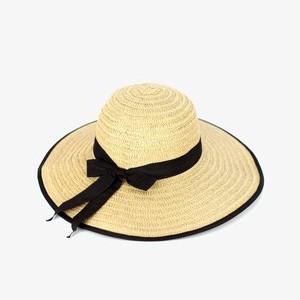 STRIPE DETAIL - Hat - beige STRIPE DETAIL - Hat - beige