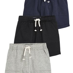 3 PACK LIGHTWEIGHT - Tracksuit bottoms - black