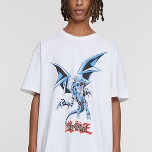 YU GHI OH EYES DRAGON HE - Print T-shirt - white YU GHI OH EYES DRAGON HE - Print T-shirt - white