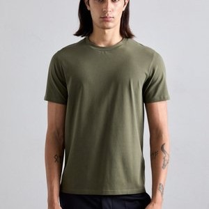 TEE - Basic T-shirt - dark olive TEE - Basic T-shirt - dark olive