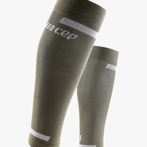 THE RUN COMPRESSION CALF SLEEVES MEN - MADE IN GERMANY - Bandages - olive THE RUN COMPRESSION CALF SLEEVES MEN - MADE IN GERMANY - Bandages - olive