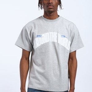 TROOPER - Print T-shirt - grey melange around TROOPER - Print T-shirt - grey melange around