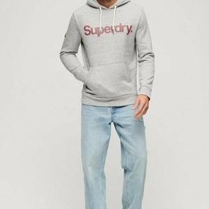 CORE LOGO - Hoodie - athletic grey marl CORE LOGO - Hoodie - athletic grey marl