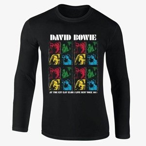 DAVID BOWIE NEW YORK KIT KAT CLUB - Long sleeved top - black DAVID BOWIE NEW YORK KIT KAT CLUB - Long sleeved top - black