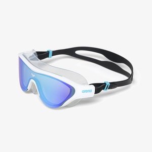 THE ONE MASK MIRROR - Goggles - blue white black THE ONE MASK MIRROR - Goggles - blue white black