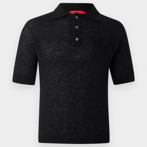 FLUFFY UNISEX - Polo shirt - black FLUFFY UNISEX - Polo shirt - black