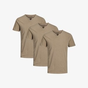 3ER PACK SPLIT - Basic T-shirt - crockery