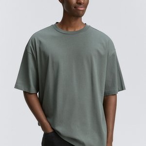 Basic T-shirt - washed jasper green Basic T-shirt - washed jasper green