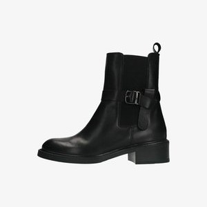 CHELSEA AUS MIT SCHNALLE - Classic ankle boots - schwarz CHELSEA AUS MIT SCHNALLE - Classic ankle boots - schwarz