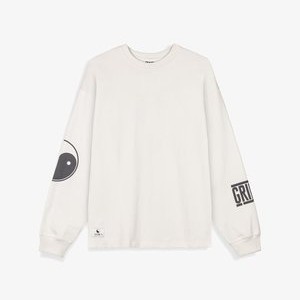 HIJACKER HEAVYWEIGHT - Long sleeved top - off white HIJACKER HEAVYWEIGHT - Long sleeved top - off white